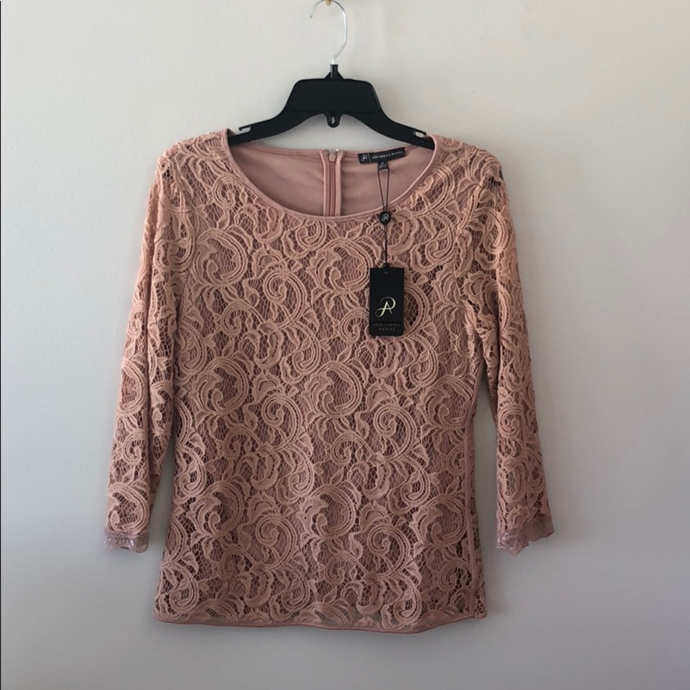 Adrianna Papell Lace Top